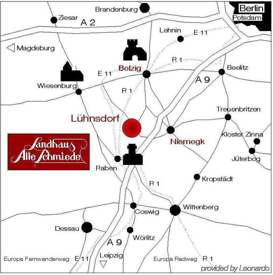 Landhaus Alte Schmiede Niemegk  ภายนอก รูปภาพ